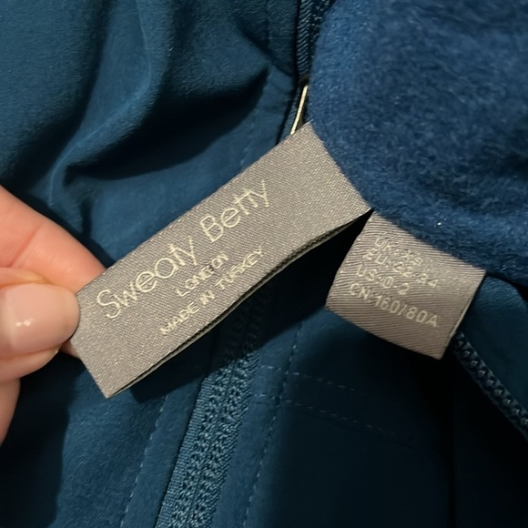 Sweaty Betty Fast Lane Zip Up Jacket Size 2-4 - Picture 5 of 11